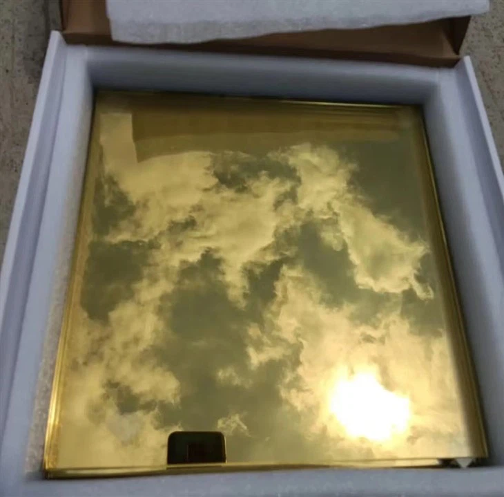 Gold Reflective Glass